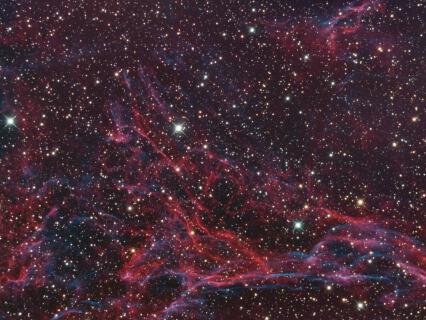 Pickering's Triangle in the Veil Nebula (NGC 6974)